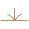 Ekena Millwork Richland Timber Gable Bracket, Western Red Cedar, 108"W x 49"H x 1 1/2"D x 3 1/2"F, 11/12 Pitch GBW108X49X0204RIC00SWR - alternate 1